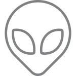 Alien SVG Icon